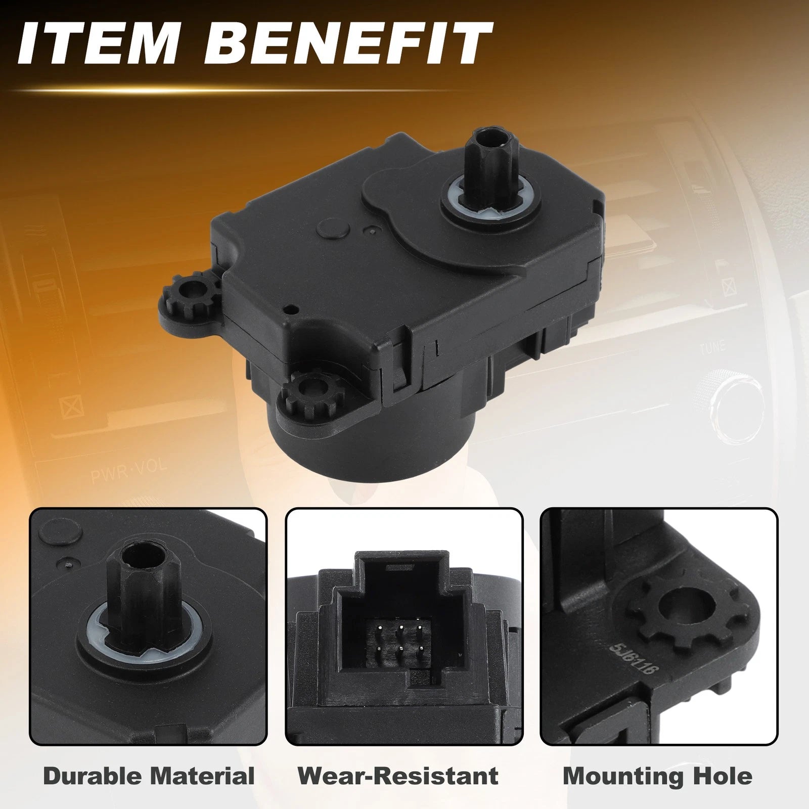HVAC Heater Blend Door Actuator for Chevrolet Blazer (2019–2023) 1574689 73619