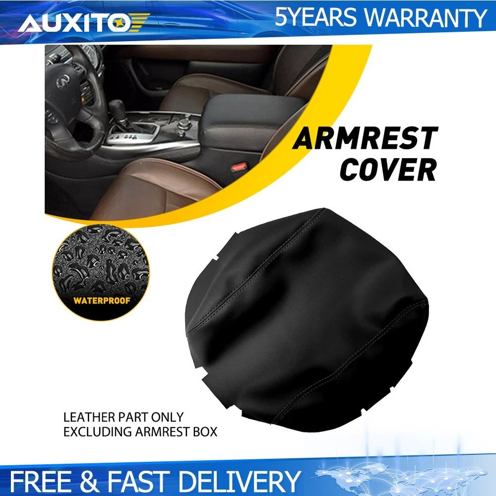 Armrest Cover for Infiniti QX60 (2014–2020) Center Console Leather Pad