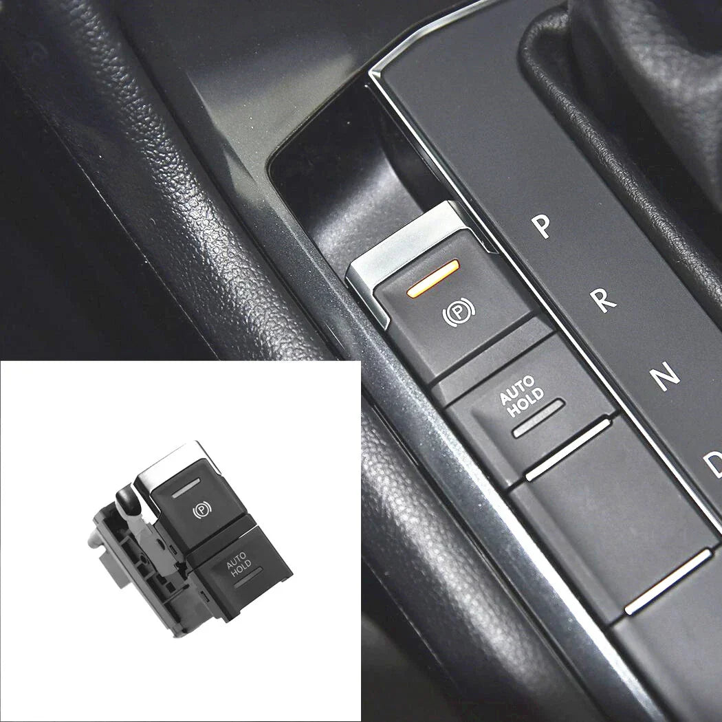 Handbrake Parking Brake Auto Hold Switch Button for VW Tiguan (2017–2021)