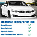 1 x Pair Front Hood Bumper Grille for BMW 428i xDrive 430i xDrive 440i Black