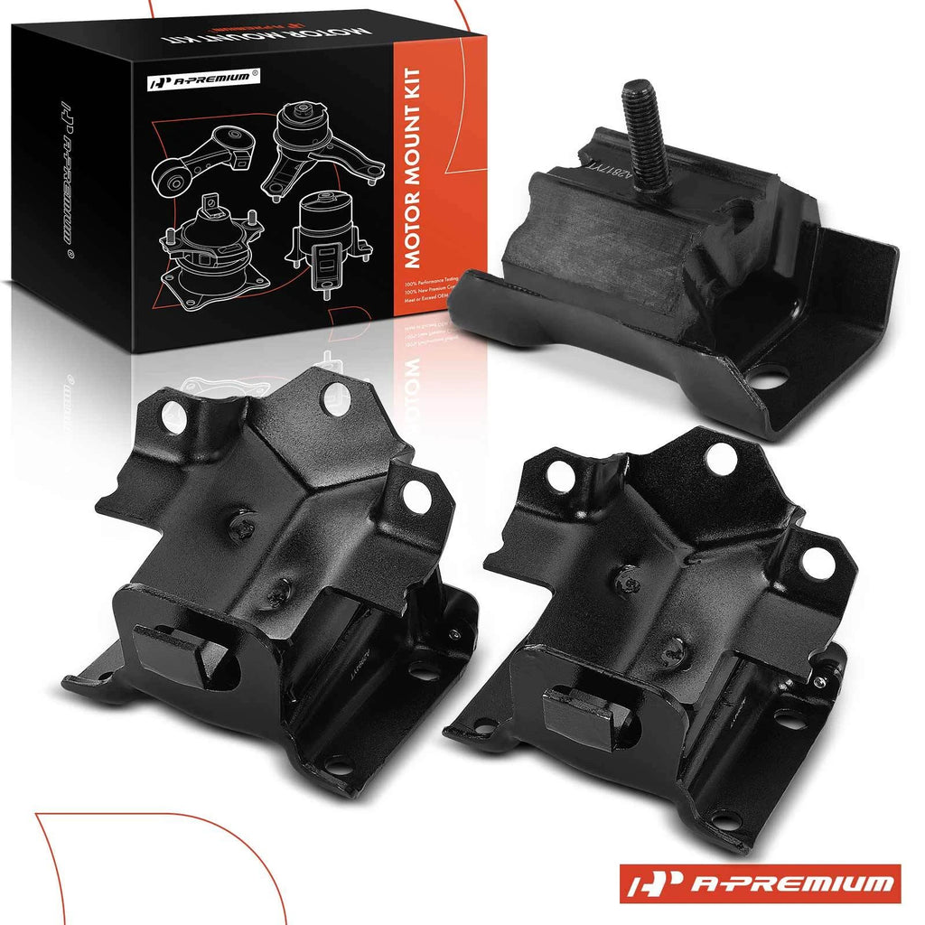 3X Engine Motor & Transmission Mount for Chevy Silverado 1500 GMC (2003–2006)