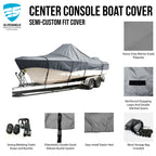Fishing Waterproof Boat Cover for Crestliner 1800 Bay (Pro)