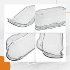 Clear Headlight Lens Cover for BMW E66 (2005–2008) Left Right Front