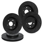 Set of 4 Brake Discs for Alfa Romeo Stelvio Giulia