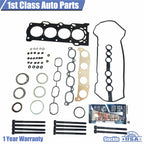 MLS Engine Cylinder Head Gasket Set with Head Bolts for Pontiac Vibe Toyota 1.8L (2003–2010)