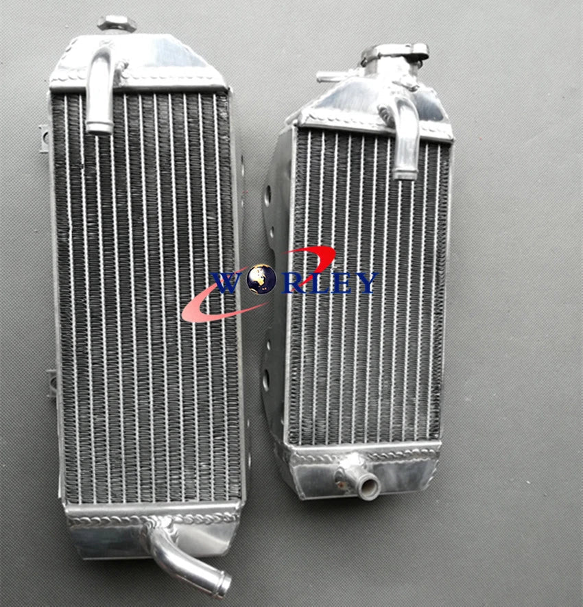 Aluminum Radiator + Silicone Hose for Kawasaki KX250F KXF250 (2017-2018)