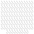 100pcs Carbon Steel Fly Barb Fishing Hooks for Fly Tying