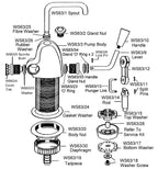 Fynspray Quick Stroke Rocker Pump WS63 RWB64 for Marine Applications