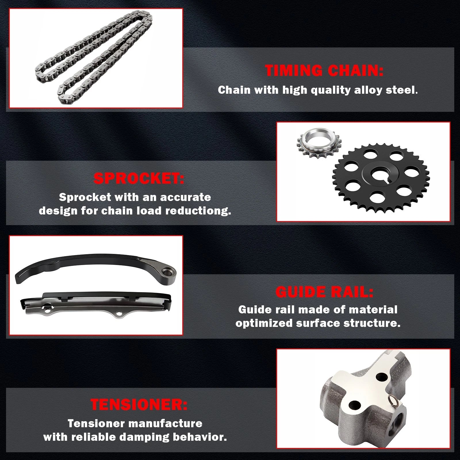 Timing Chain Kit for Nissan Pickup D21 (1990–1997)