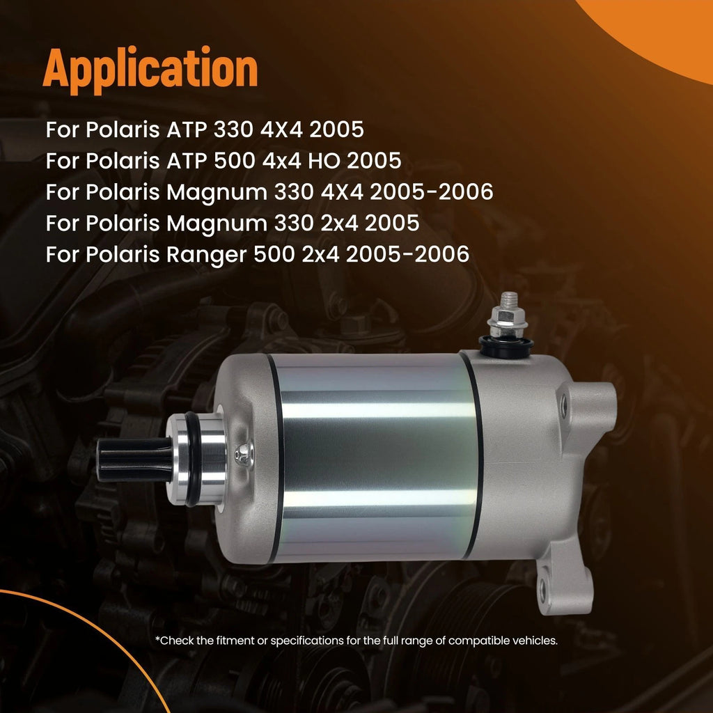 1.2kW 12V Starter Motor for Polaris Sportsman Ranger Scrambler (2005–2006)
