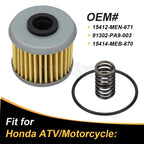 Oil Filter & O-Ring for Honda CRF150R CRF250X CRF250R CRF250RX (2004–2024)
