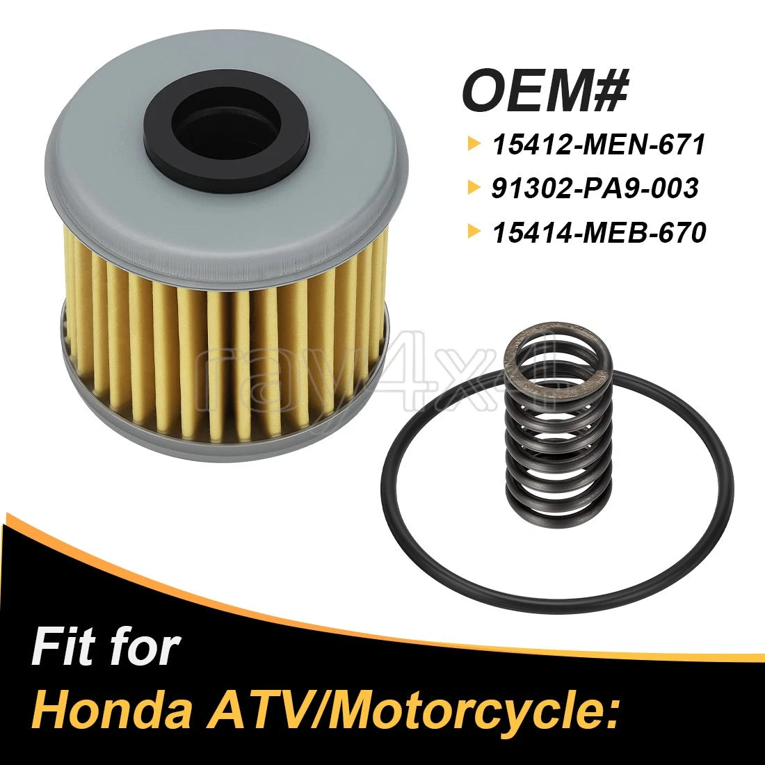 Oil Filter & O-Ring for Honda CRF150R CRF250X CRF250R CRF250RX (2004–2024)
