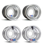 Pair of DWT Polished Wheels Rims for Honda TRX70 (2000–2023) 8" 8x6 4x110 3x100