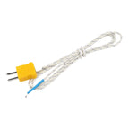 Digital Thermometer K Type Thermocouple Fiberglass Measurement Line
