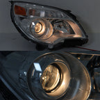 Set of 2 Headlight Assemblies for Chevy Equinox (2011–2015) Chrome Halogen