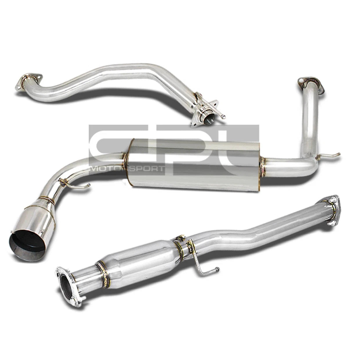 Catback Exhaust Muffler for Honda CRX/CR-X DX/HF/SI (1984–1991) 4.5" Tip