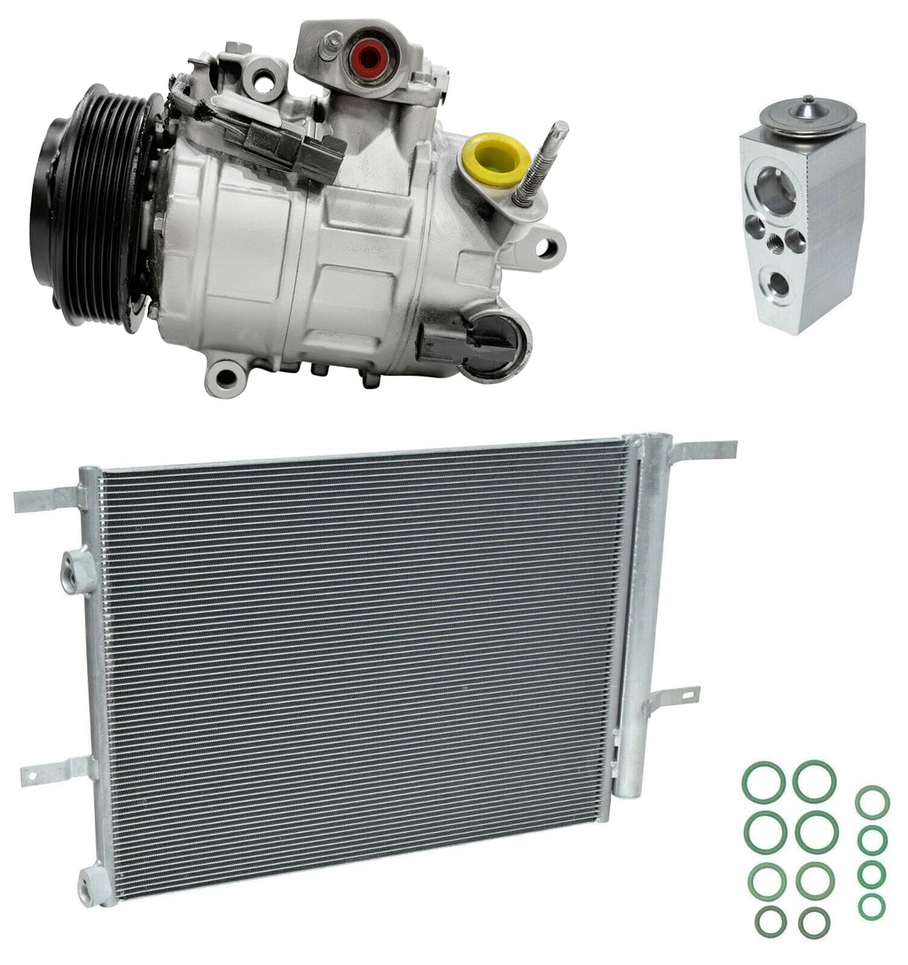 AC Compressor Kit With Condenser for Lincoln MKZ 3.7L V6 (2013–2015)