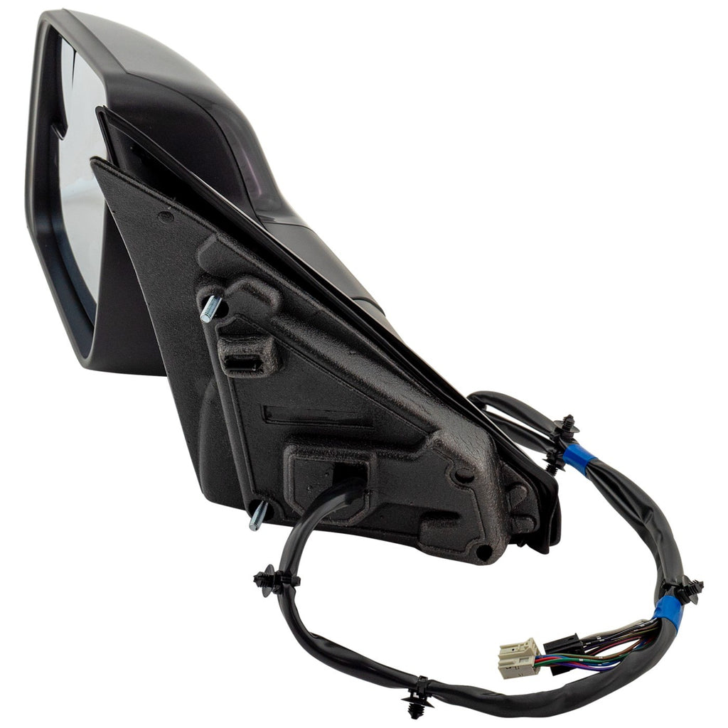 Left Power Heated Folding Mirror for Ram 1500 (2019–2022) with Turn Signal Black