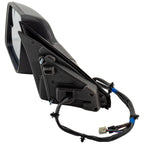 Left Power Heated Folding Mirror for Ram 1500 (2019–2022) with Turn Signal Black