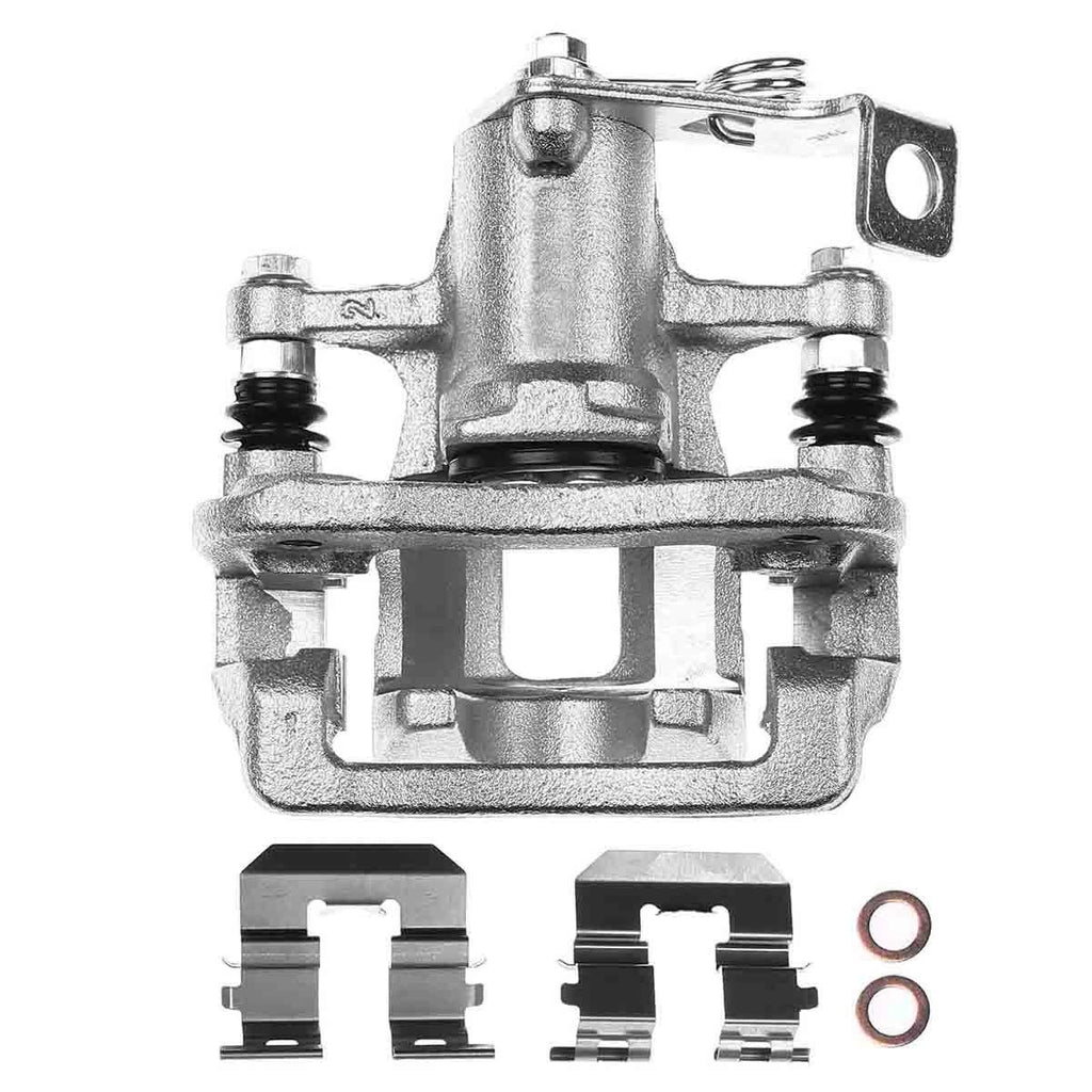 Rear Driver Side Disc Brake Caliper with Bracket for Kia Rio (2012-2017)