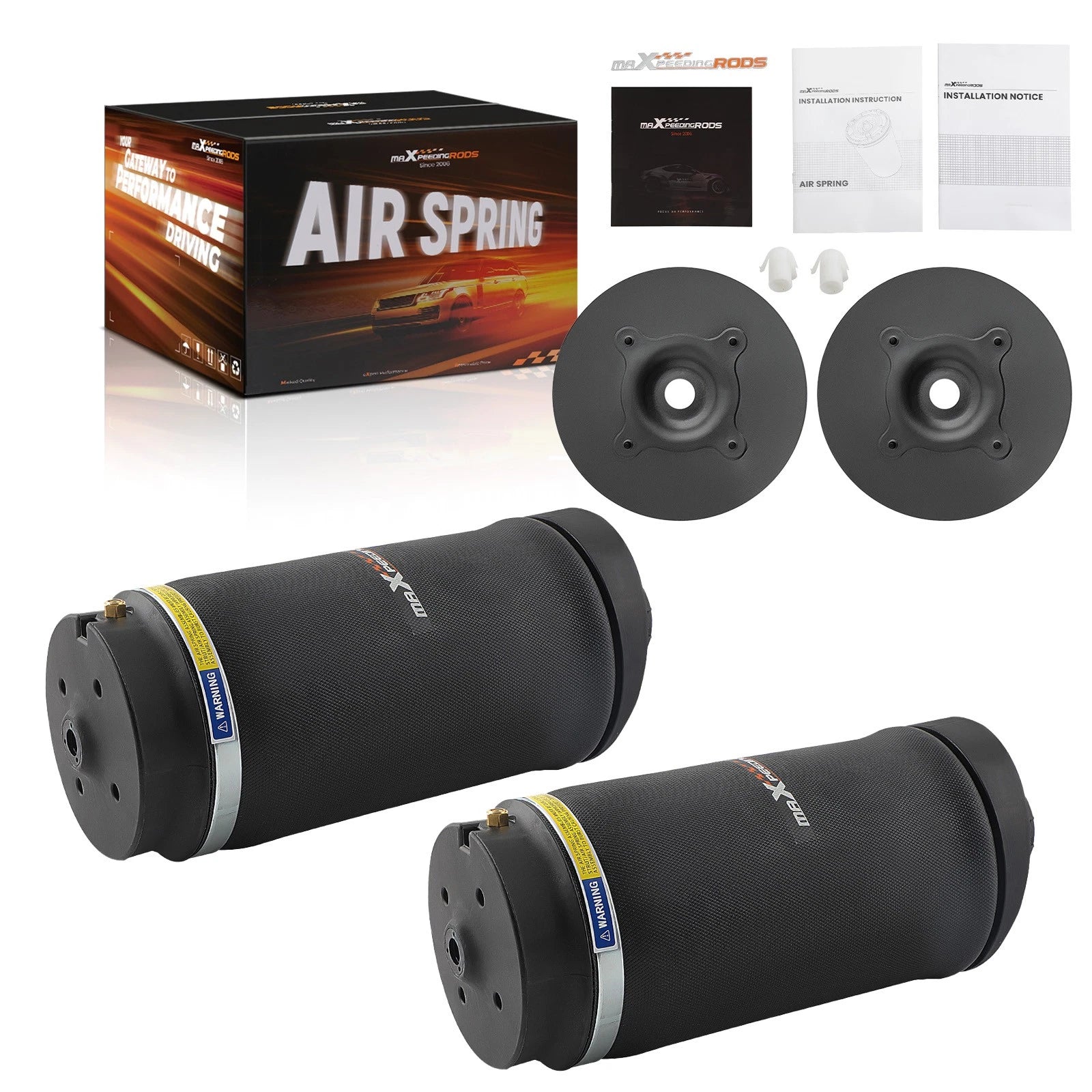 2X Rear Suspension Air Spring Bags for Mercedes W251 (2006–2011)