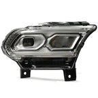 LED Headlight for Dodge Durango (2021–2025) w/Halogen Turn Signal Chrome Right