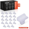 20Pcs Nylon Moulding Clips for Ram 1500 (2002–2023)