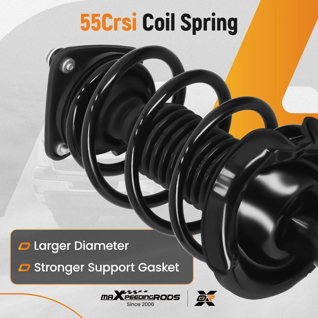 2X Front Strut & Coil Spring for Ford Focus (2012–2013) 2.0L