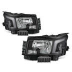 Left Side Headlight for Nissan Frontier (2022–2025) - Black Housing, Clear Lens