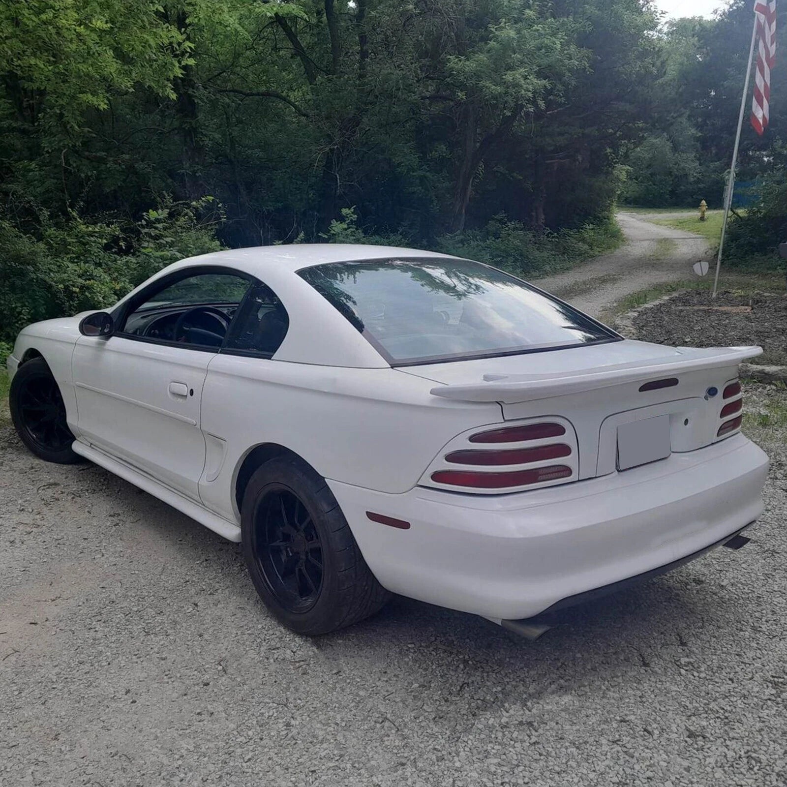 Rear Wing Spoiler for Ford Mustang (1994–1998) ABS Plastic Primed