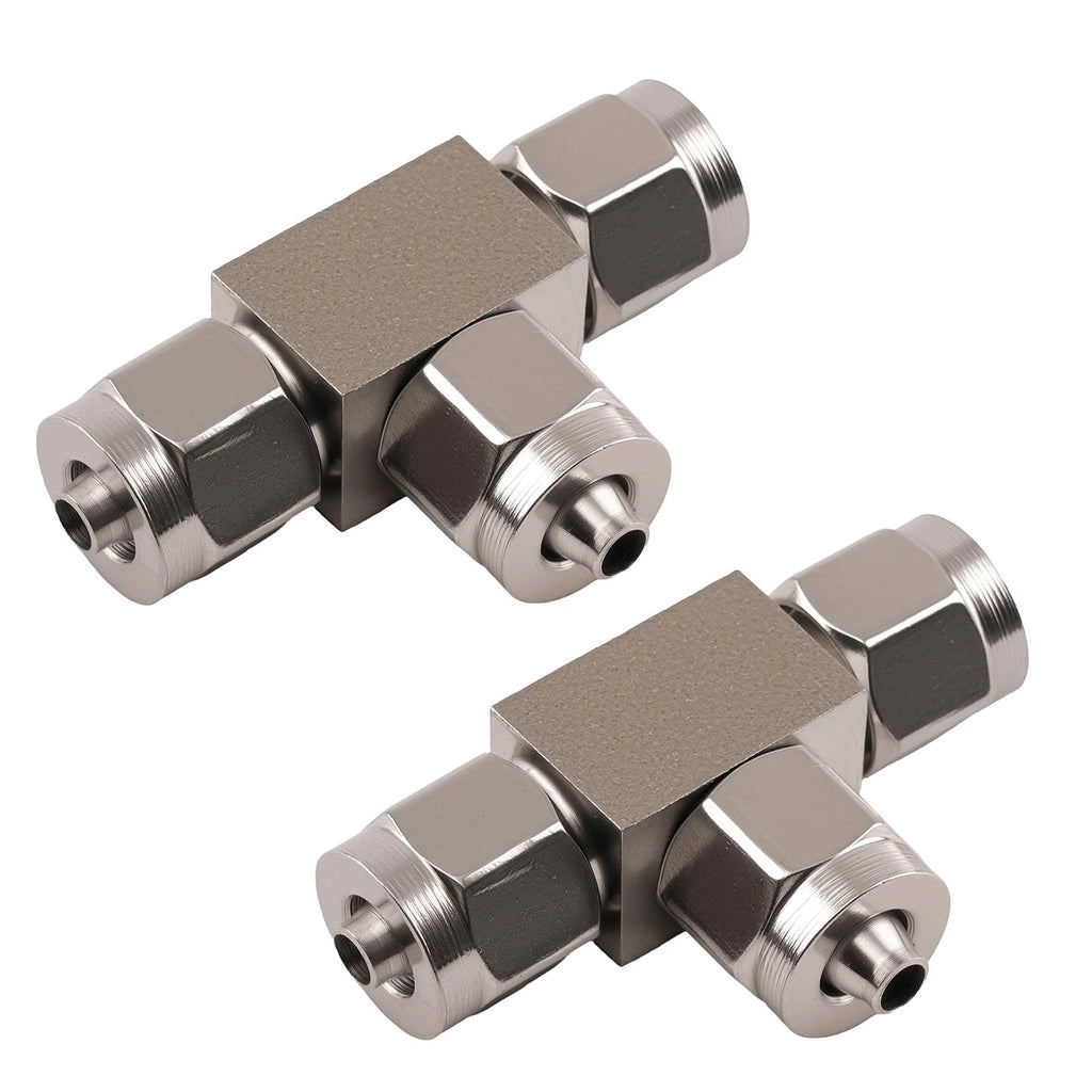 Pair Stainless Steel Pneumatic Air Pipe Quick Fitting Connectors for [Make Model] ([YYYY–YYYY])