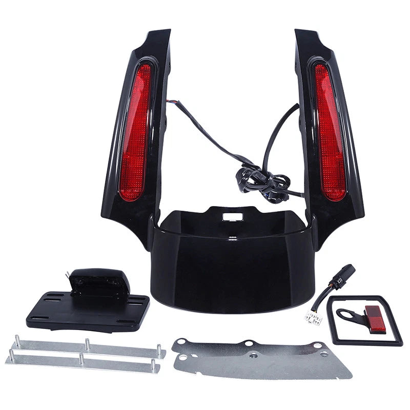 Rear Fender Extension Fascia with LED Light for Harley Touring FLHR (2009–2013)