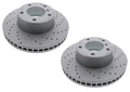 Set of 2 Zimmermann Drilled Brake Disc Rotors 315mm for Mercedes W463 (1990–2023)