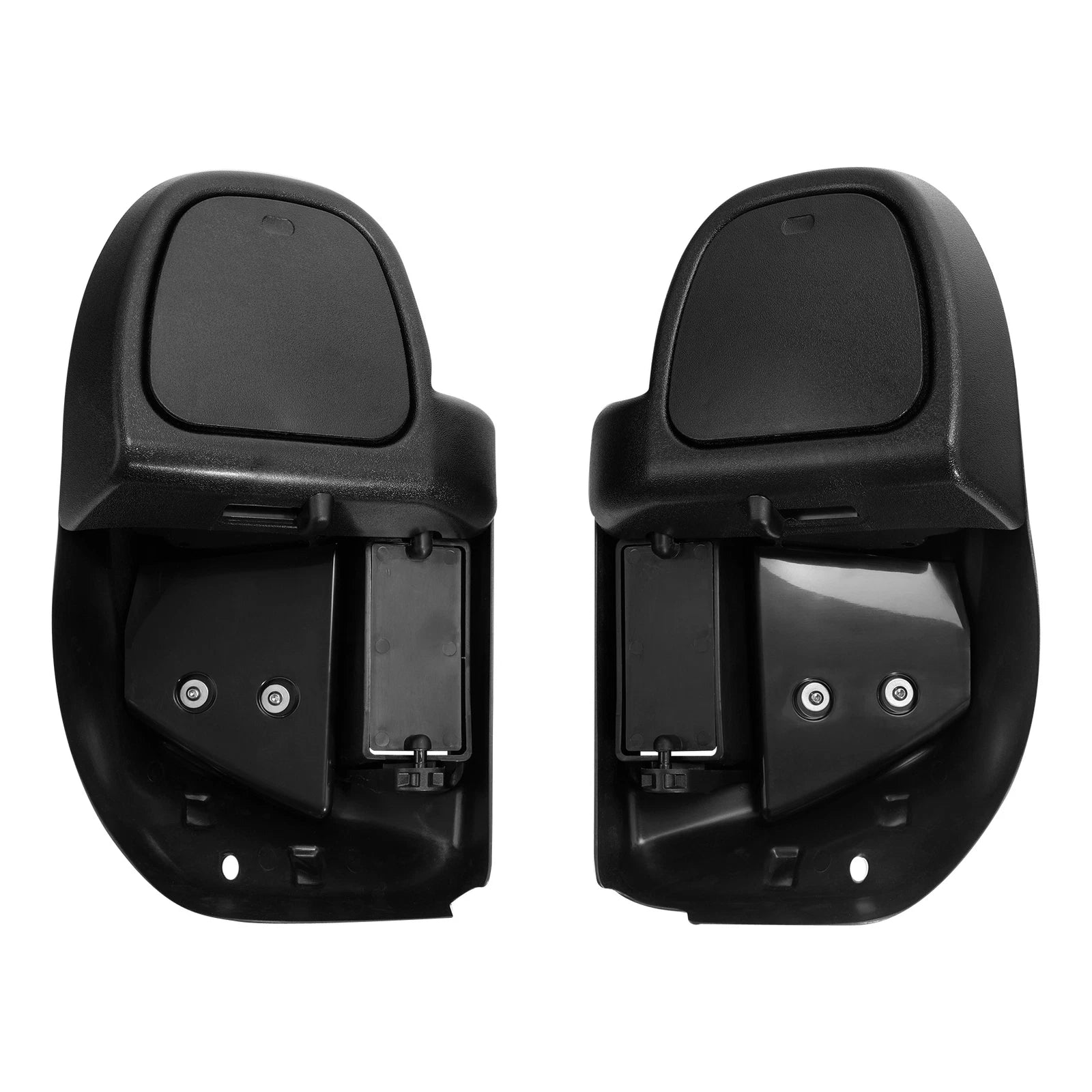 Lower Vented Leg Fairings for Harley Street Glide (2014–2023) Charcoal Pearl
