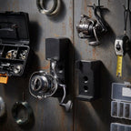 Fishing Reel Rack Wall Organizer for Kayaks and Boats
