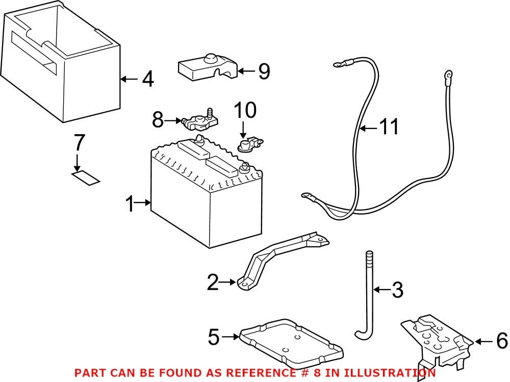 Battery Cable Terminal End for Lexus ES300 LX470 (1992–2007) 90982-05035