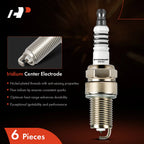 6x Iridium & Platinum Spark Plugs for Hyundai Sonata (1990–1998)