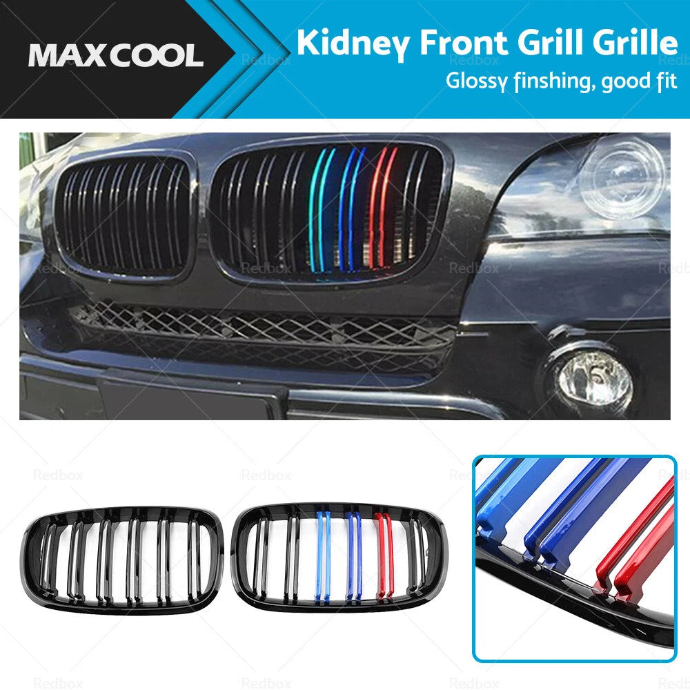 M Color Kidney Grille for BMW X5 E70, X6 E71 (2007–2013)
