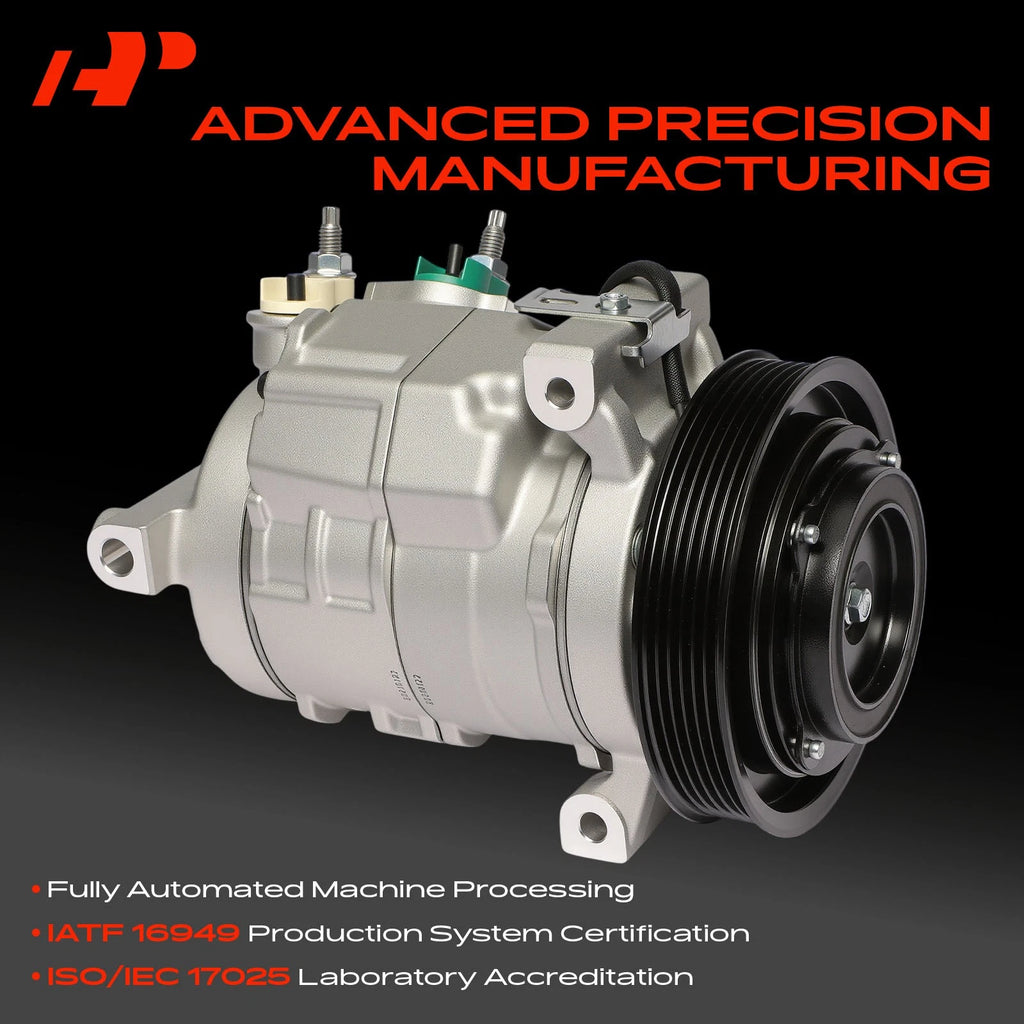 A/C Compressor with Clutch for Jeep Grand Cherokee (2014–2019) Ram 1500