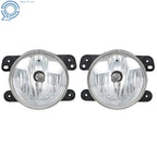 Set of 2 Clear Front Bumper Fog Lights for Dodge Charger (2011-2014)