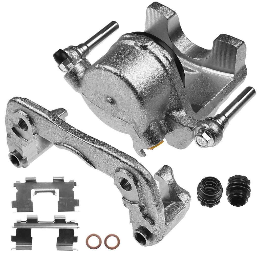 Pair Front Disc Brake Calipers for Chevy Geo Tracker Suzuki Sidekick (1989-1998)