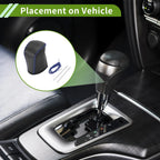 1 Pc Gear Shift Knob Cover for Lexus NX300 (2014–2021) Carbon Fiber Blue