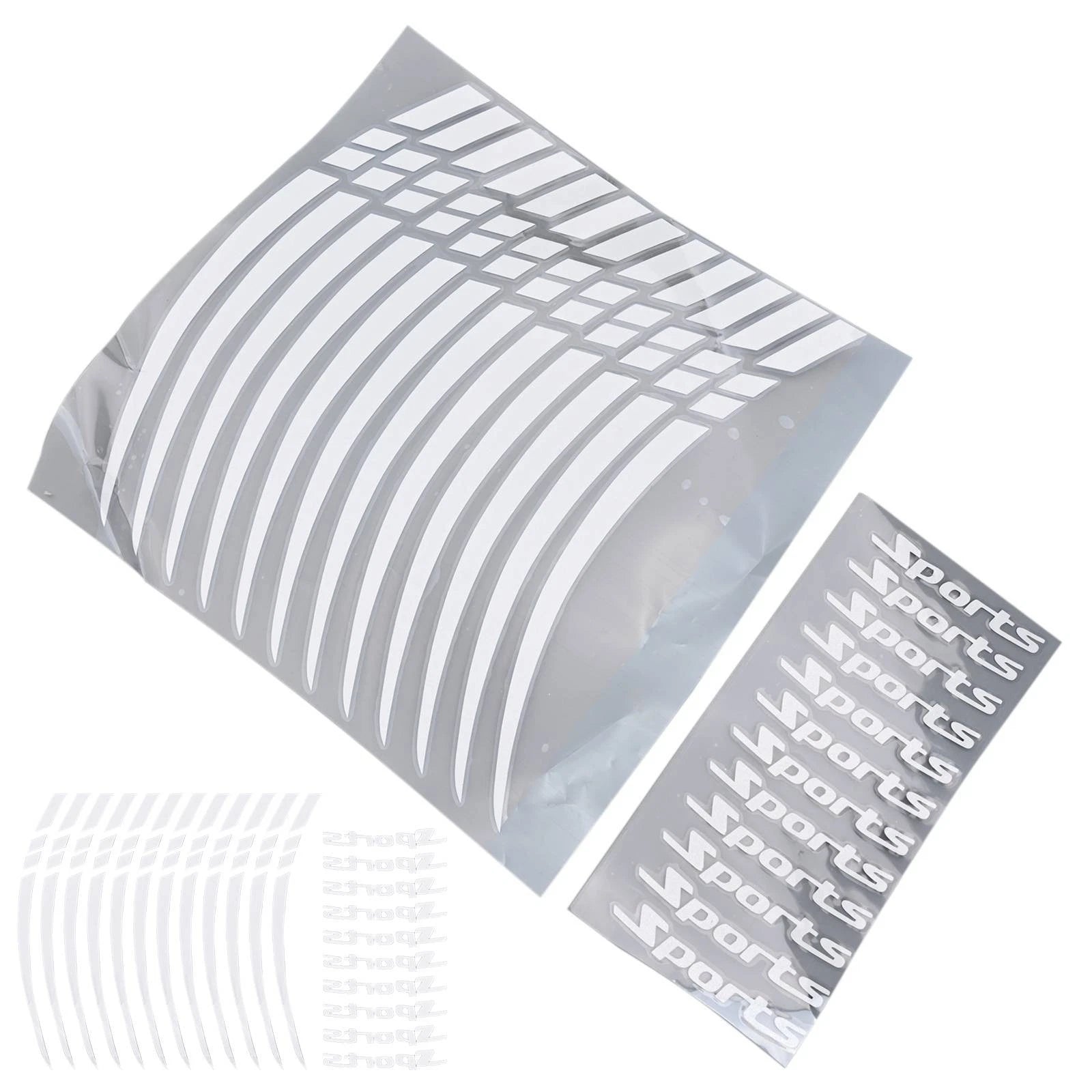 12 Pieces Wheel Rim Stripe Tape Stickers for Sport Wheels (18-21 Inch)