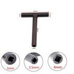 T Spanner Socket Wrench Set of 5 for Motorcycle Engine (3/3.5/4/9/10mm)
