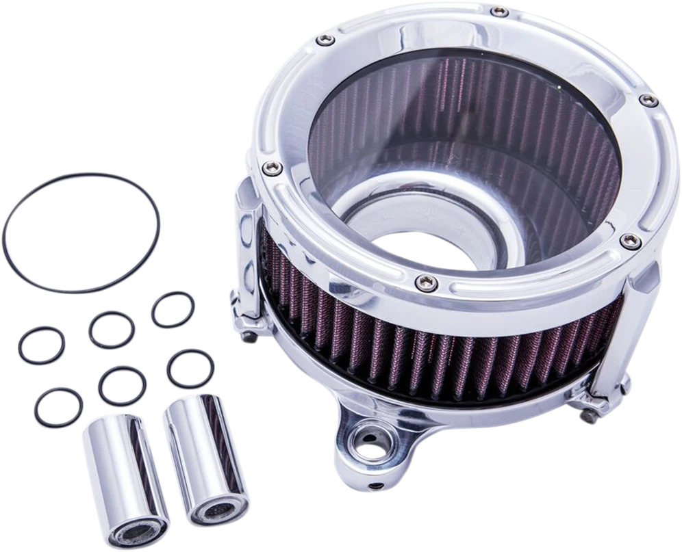 TRASK Assault Charge High-Flow Air Cleaner for TM-1021CH (Chrome)