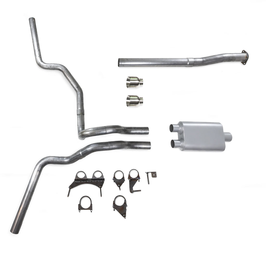 Dual Exhaust Kit for Toyota Tacoma (2016–2023) 2.5" Double Wall Tip