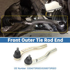 2 x Front Outer Tie Rod Ends for Honda Fit (2015-2020)