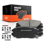 Set of 4 Front Ceramic Brake Pads for Chevy Equinox (2010–2017)