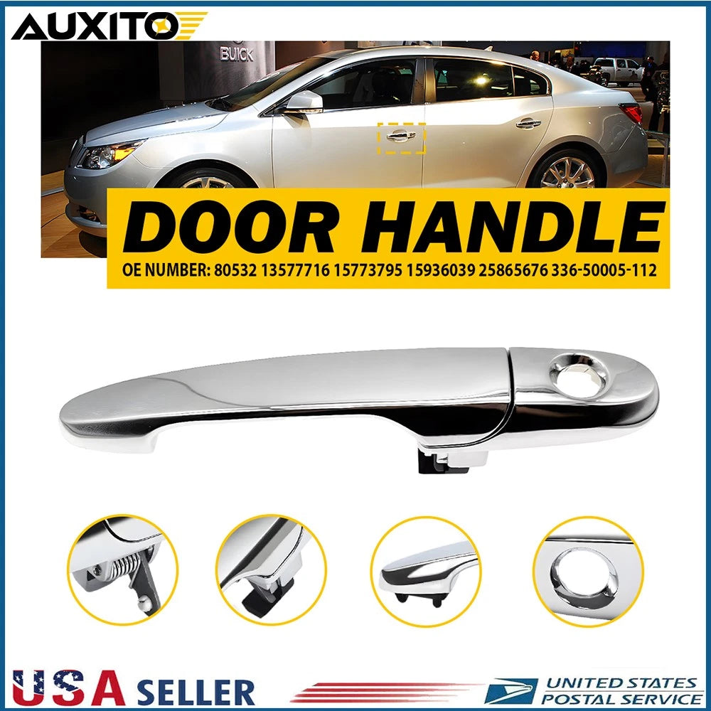 Driver Side Exterior Door Handle for Buick Allure LaCrosse Lucerne (2005–2011)