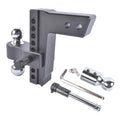 2" Drop Aluminum Trailer Tow Hitch for 2.5" Receiver (18500 lbs)
